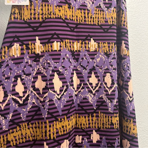 NEW Lularoe Maxi Skirt Women’s Size Small Purple and gold polyester blend - Picture 2 of 5